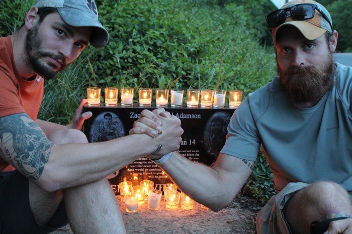 A Memorial Climb to Remember  Carrying the Memory of Airborne Ranger & AT 2000 Miler Zachary Adamson up Mc Affee’s Knob,&nbsp;VA